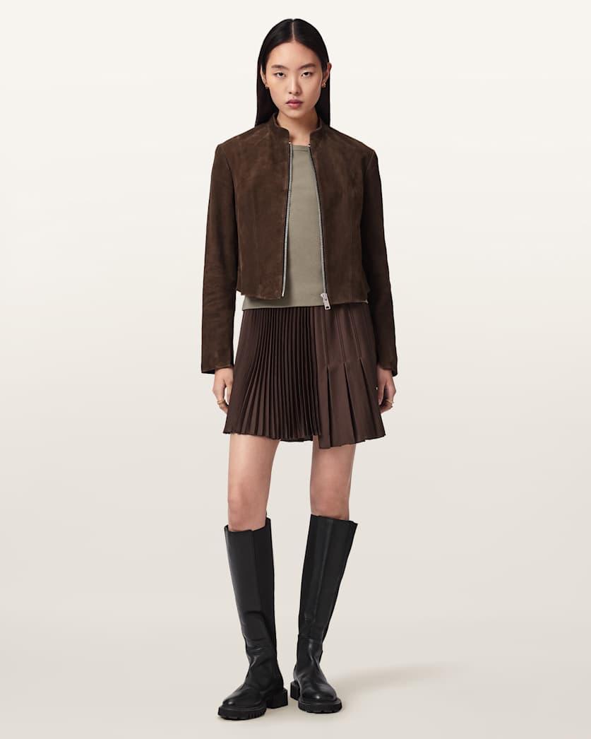 Jax Asymmetric Mini Skirt by ALLSAINTS