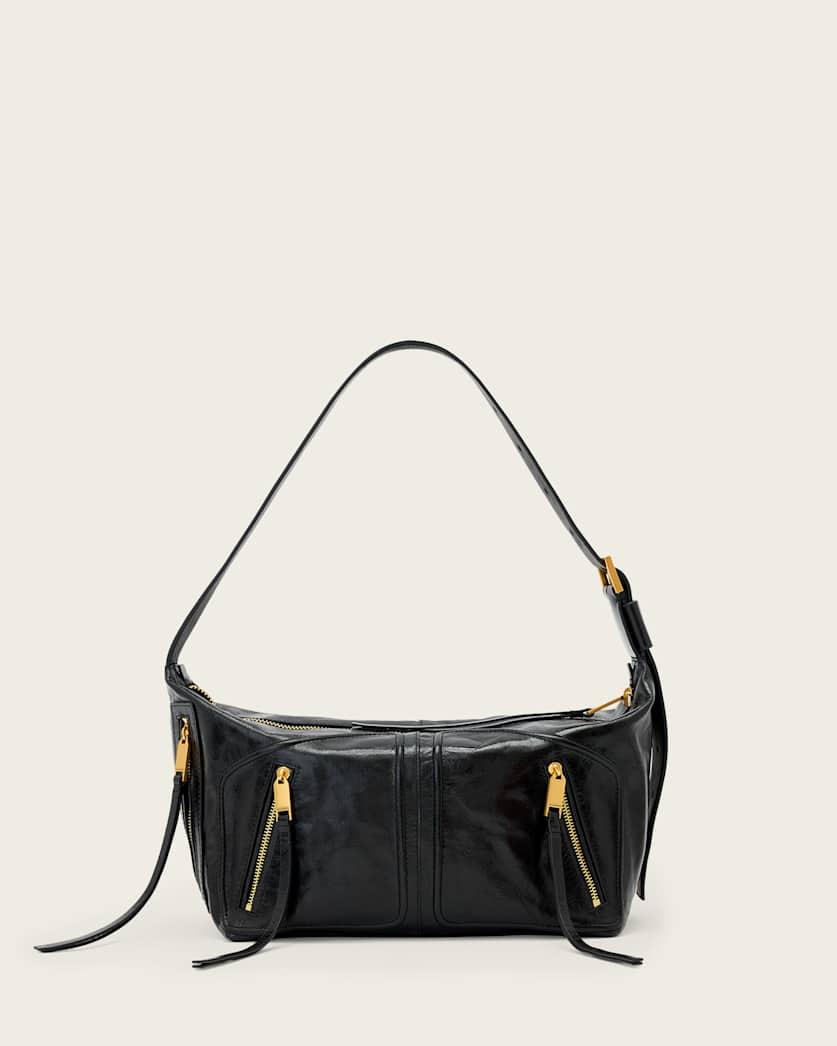 Jean Rey Leather Shoulder Bag by ALLSAINTS