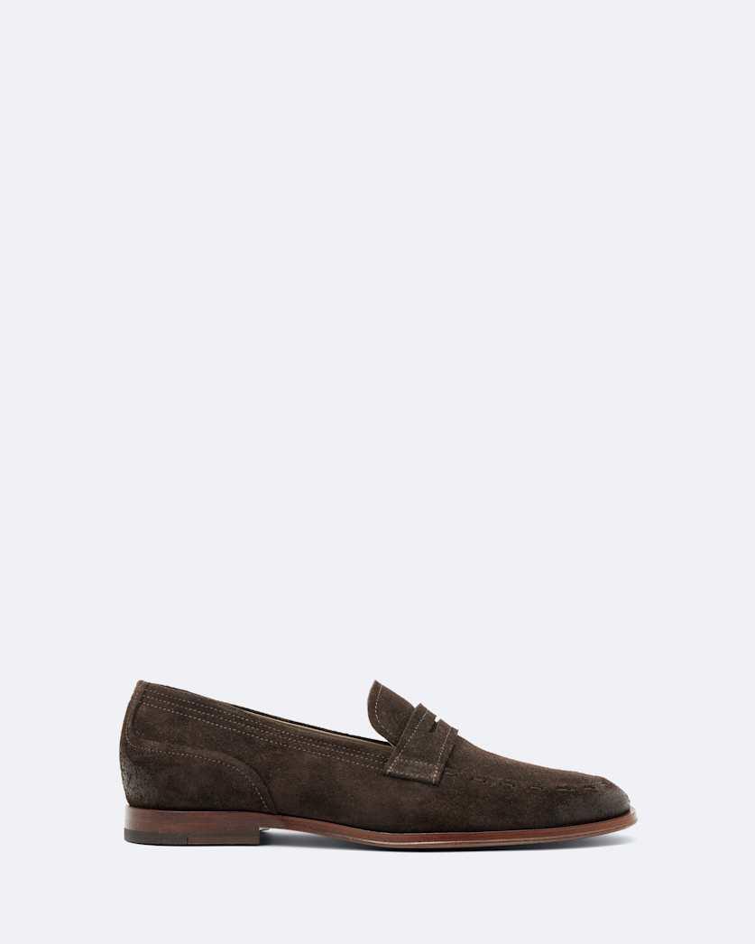 Jules Hand-Stitched Suede Loafers by ALLSAINTS