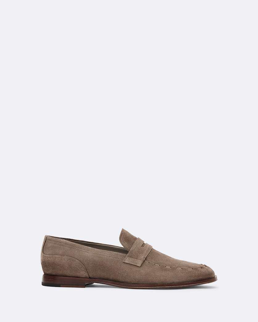 Jules Hand-Stitched Suede Loafers by ALLSAINTS