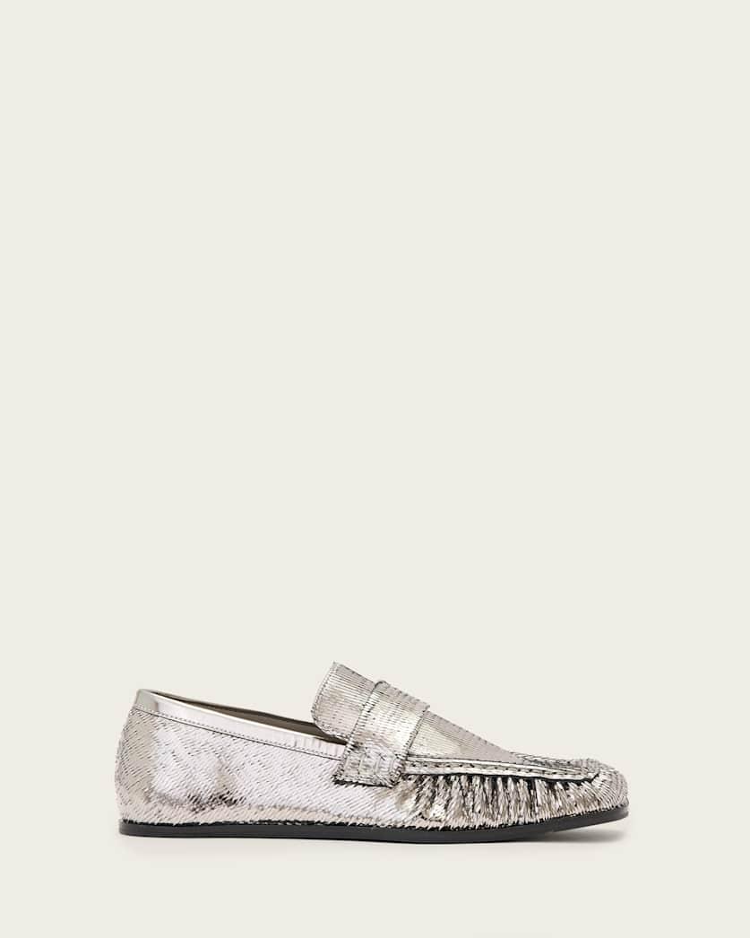 Julie Leather Loafers by ALLSAINTS