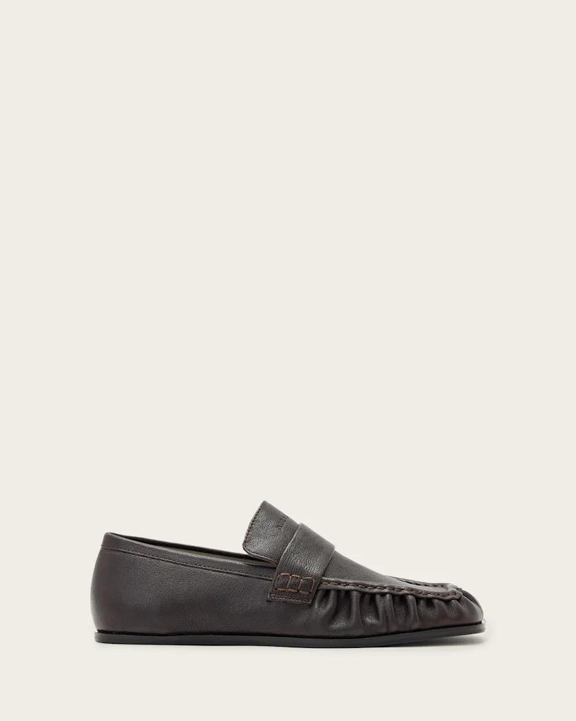 Julie Leather Loafers by ALLSAINTS