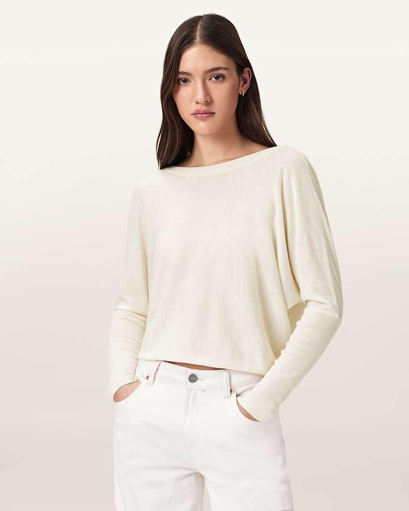 Julieana Wrap Merino Wool Jumper by ALLSAINTS