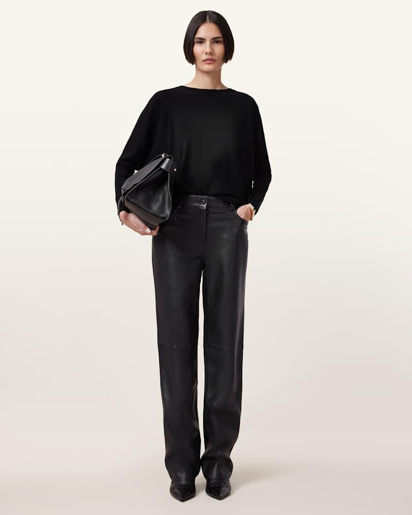 Julieana Wrap Merino Wool Jumper by ALLSAINTS