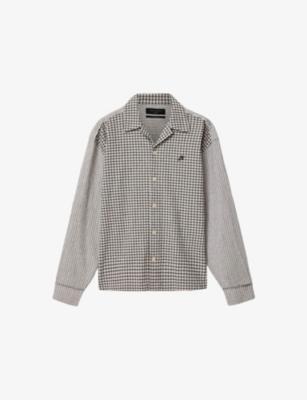 Kage Logo-Embroidered Long-Sleeve Cotton Shirt by ALLSAINTS