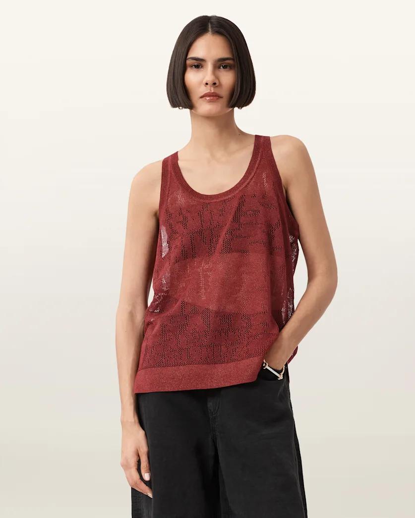 Kaito Jacquard Tank Top by ALLSAINTS