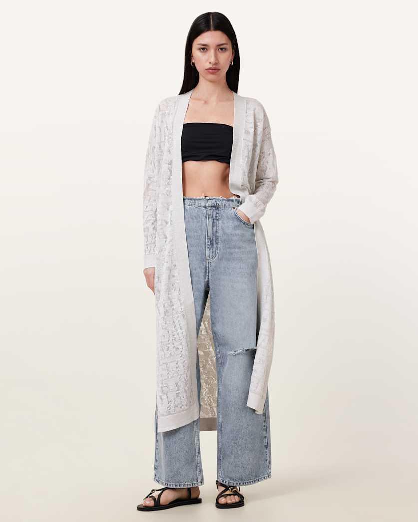 Kaito Open Knit Cardigan by ALLSAINTS