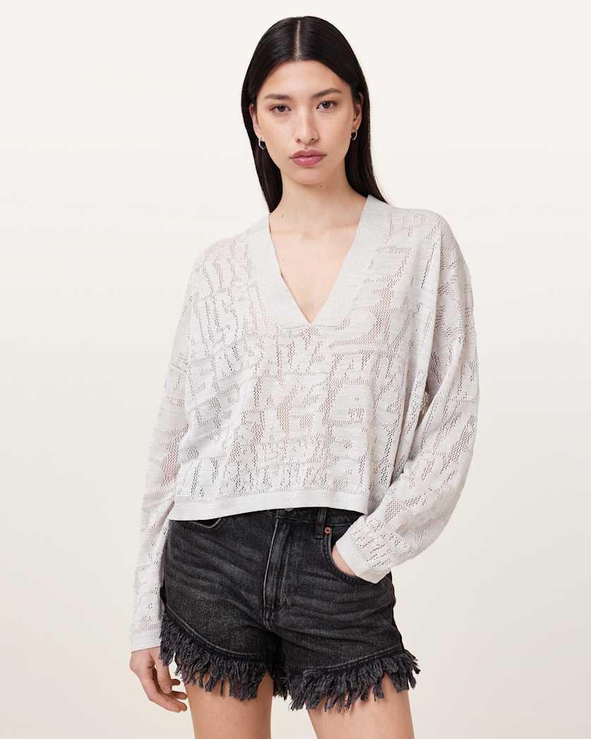 Kaito V-Neck Sweater by ALLSAINTS