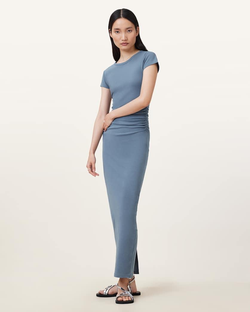 Katarina Short Sleeve Slim Fit Maxi Dress by ALLSAINTS