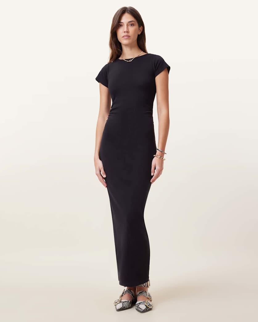 Katarina Short Sleeve Slim Fit Maxi Dress by ALLSAINTS