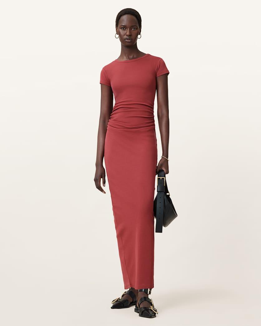 Katarina Short Sleeve Slim Fit Maxi Dress by ALLSAINTS