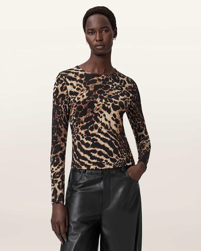 Katlyn Bodycon Fit Top by ALLSAINTS