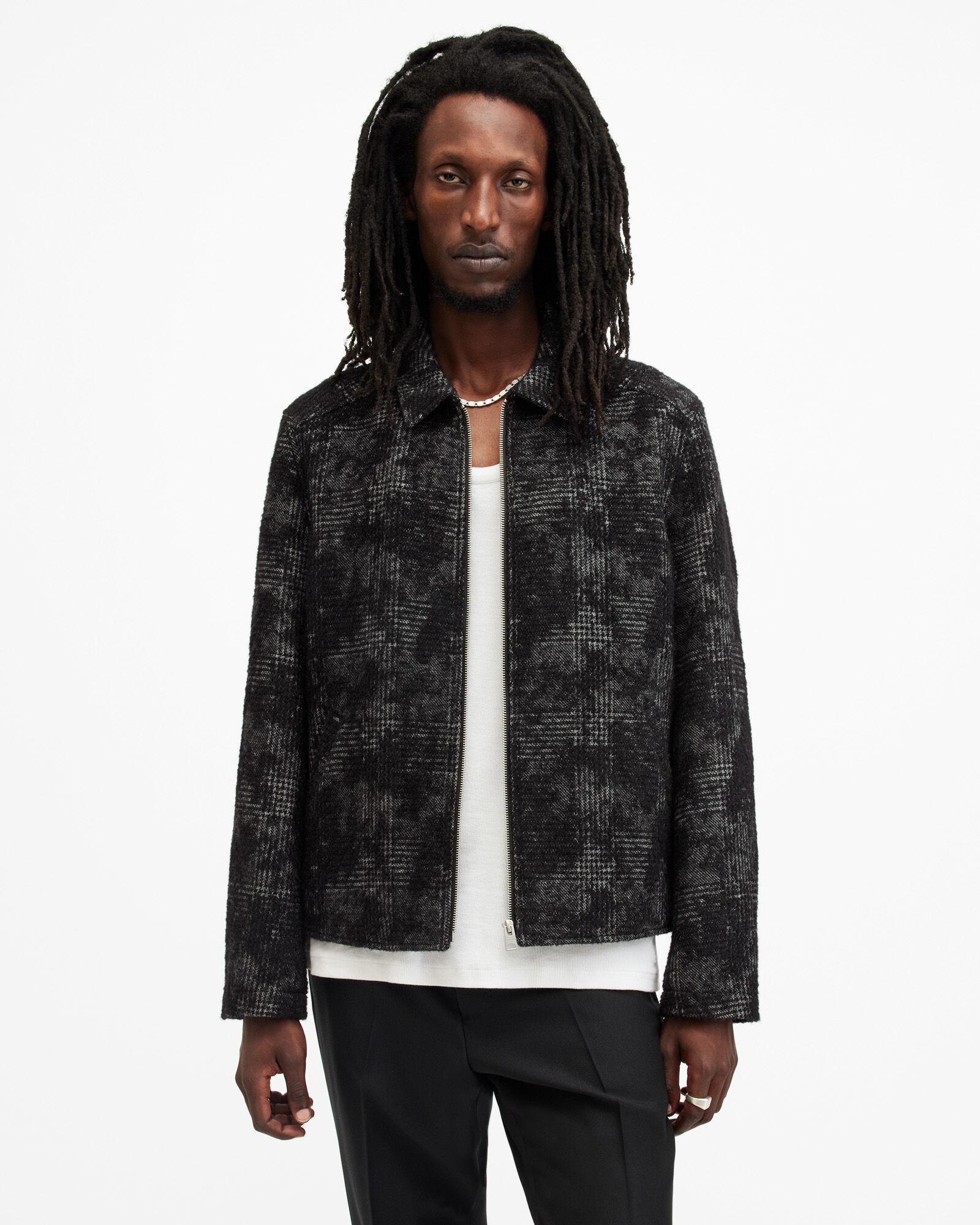 Keller Checked Jacquard Jacket by ALLSAINTS