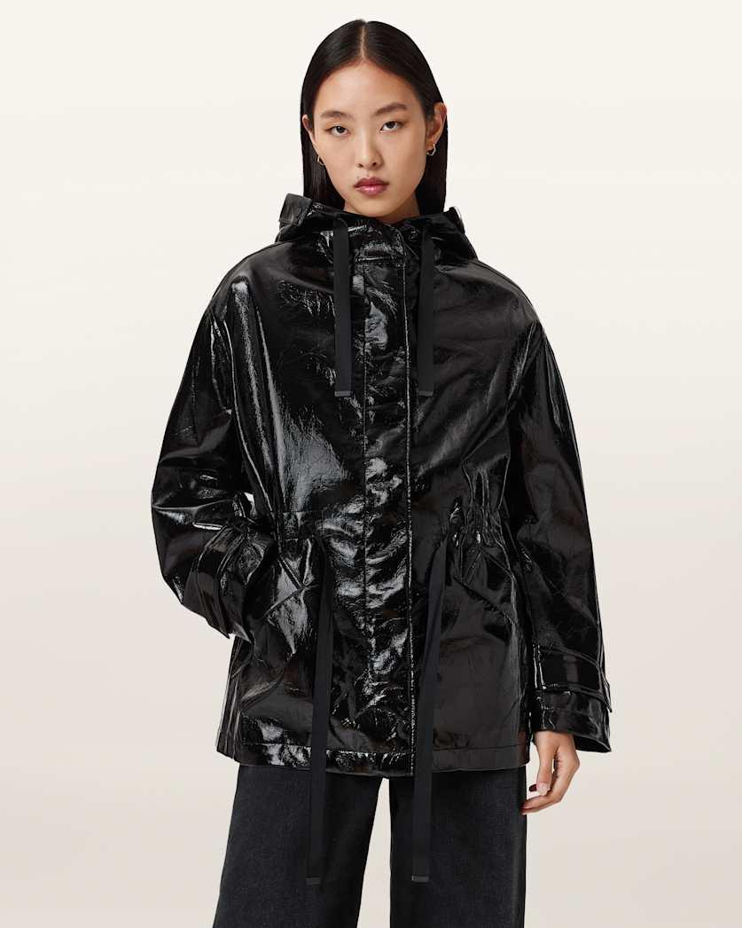 Kelsie Shine Hooded Jacket by ALLSAINTS