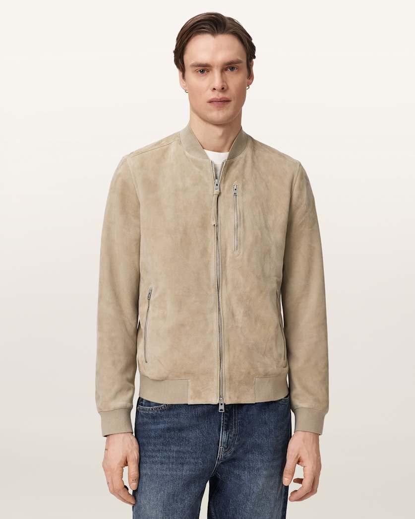 Kemble Suede Bomber Jacket by ALLSAINTS