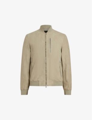 Kemble regular-fit suede bomber jacket by ALLSAINTS