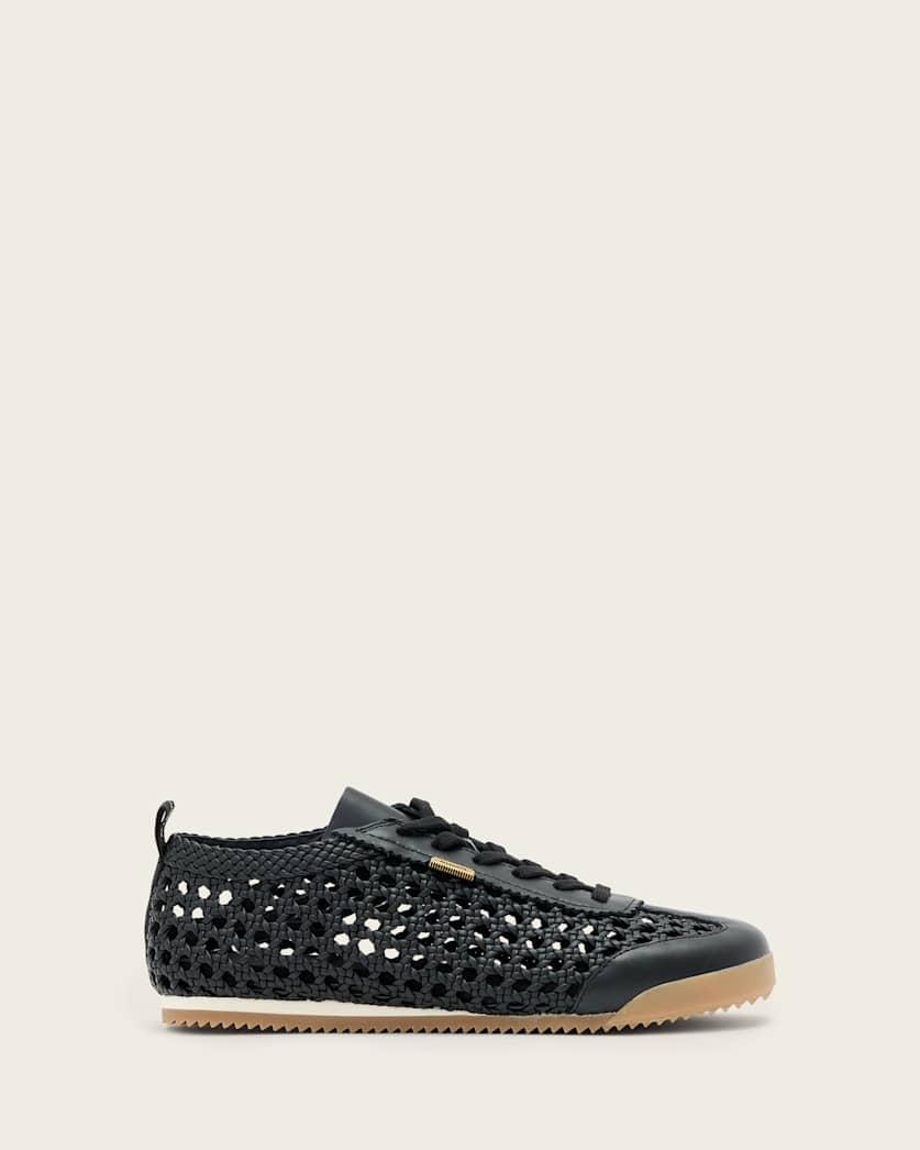 Kenny Woven Leather Trainers by ALLSAINTS