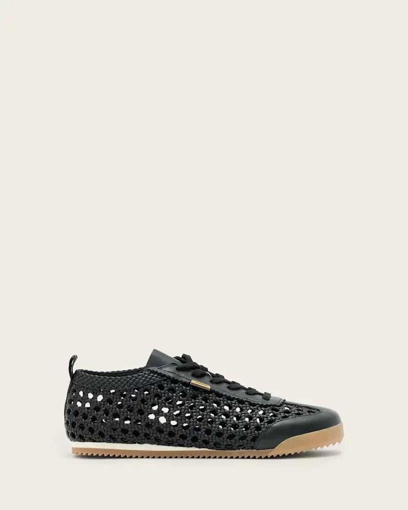 Kenny Woven Leather Trainers by ALLSAINTS