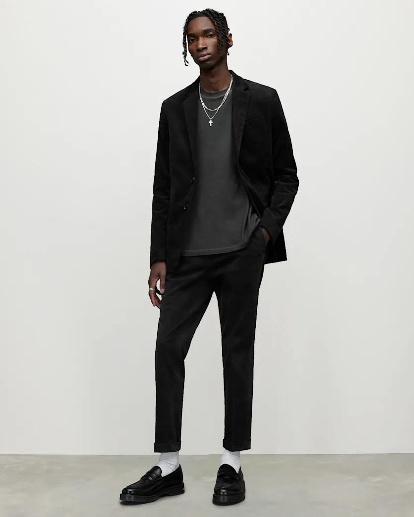 Kiels Mid-Rise Slim Fit Cropped Trousers by ALLSAINTS