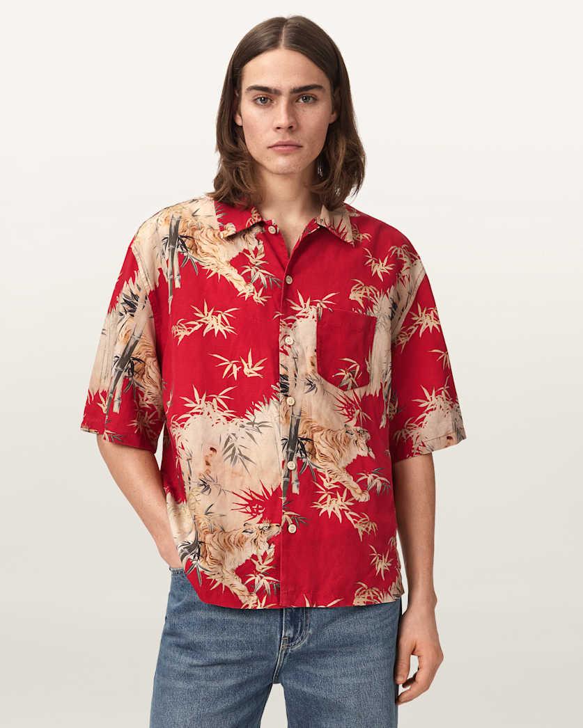 Kingdom Oversized Short Sleeve Shirt by ALLSAINTS