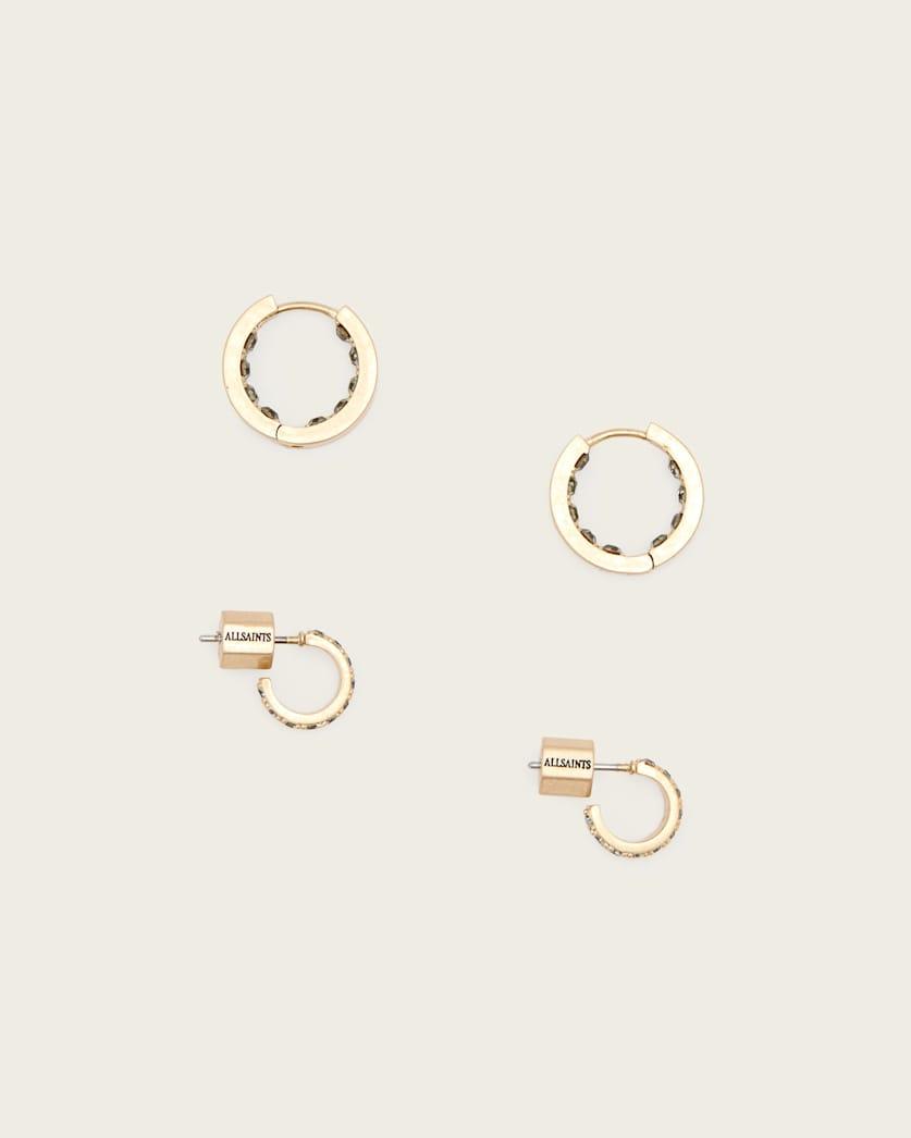 Kirsty Huggie Hoop Earring Set by ALLSAINTS