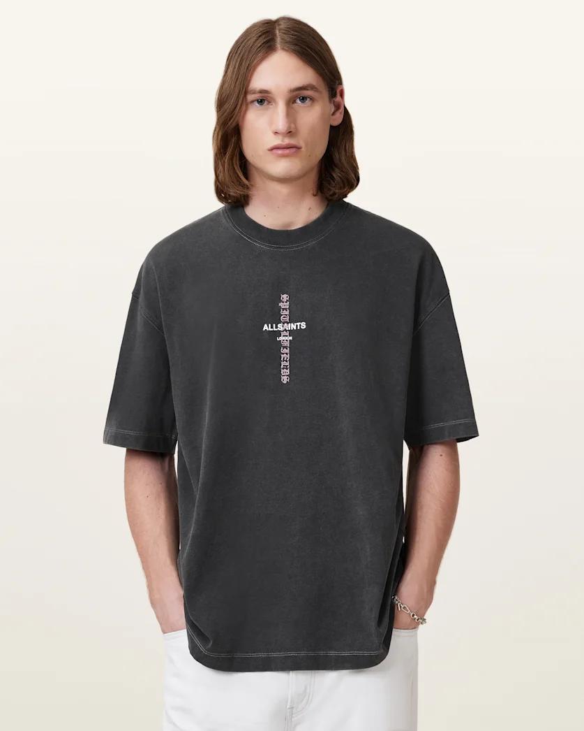 Knox Short Sleeve Faded T-Shirt by ALLSAINTS