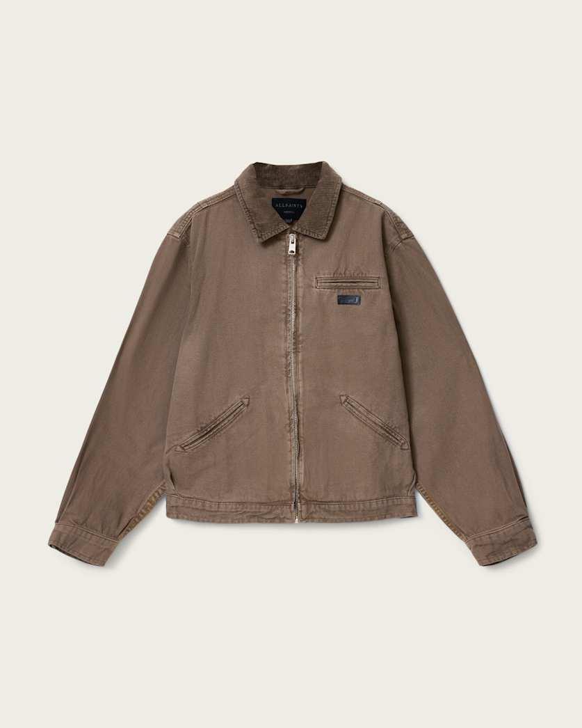 Korey Relaxed Fit Canvas Jacket by ALLSAINTS
