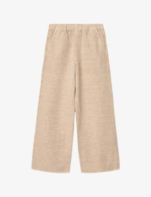 Korten Elasticated-Waist Lyocell and Linen Trousers by ALLSAINTS