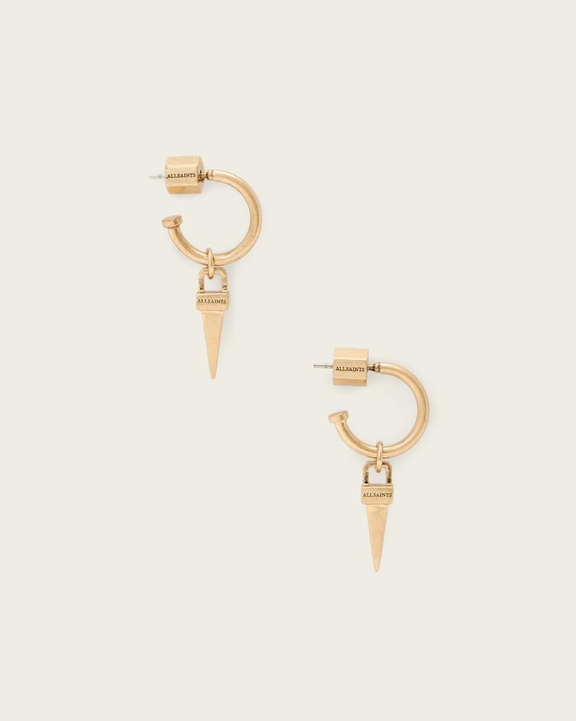 Laio Spike Metal Earrings by ALLSAINTS