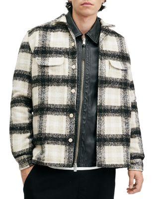 Lapse Relaxed Fit Plaid Shirt Jacket by ALLSAINTS