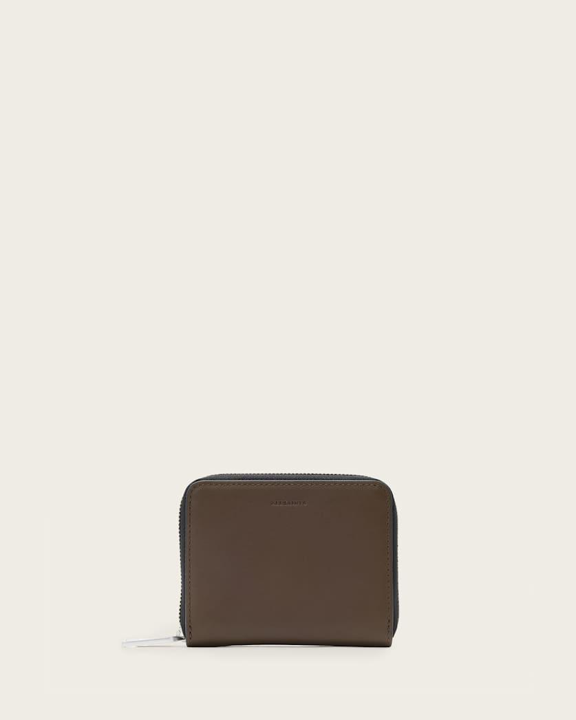 Lena Hex Zip Up Leather Wallet by ALLSAINTS