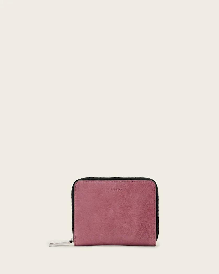 Lena Hex Zip Up Leather Wallet by ALLSAINTS
