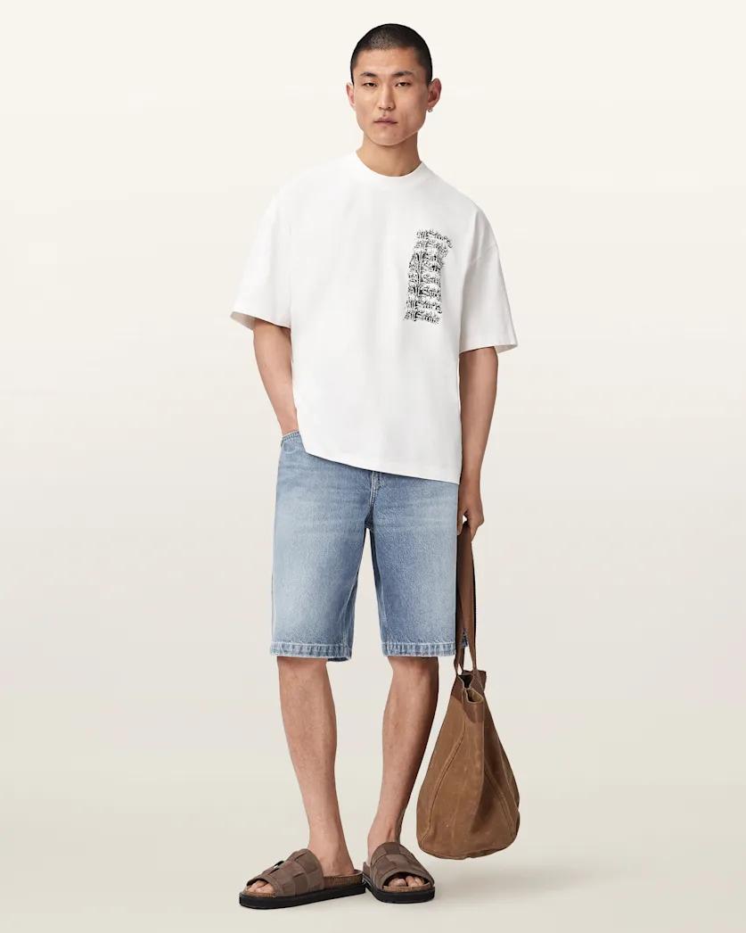 Lenny Loose Fit Denim Shorts by ALLSAINTS