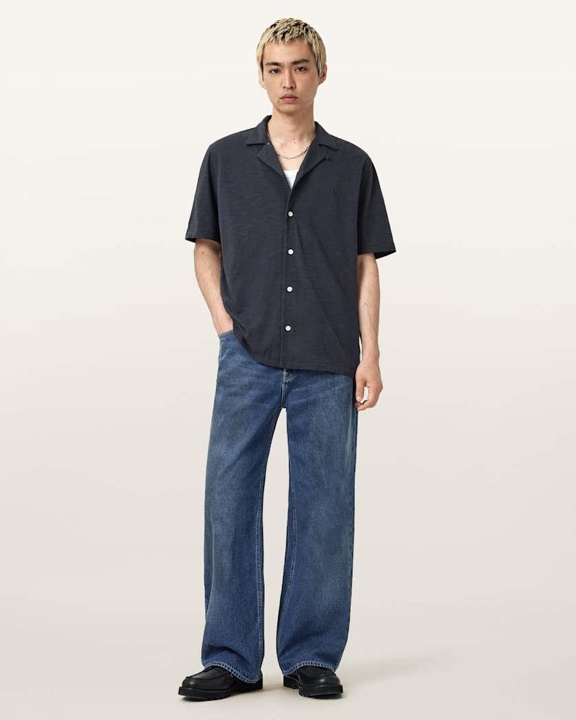 Lenny Loose Fit Wide Leg Denim Jeans by ALLSAINTS