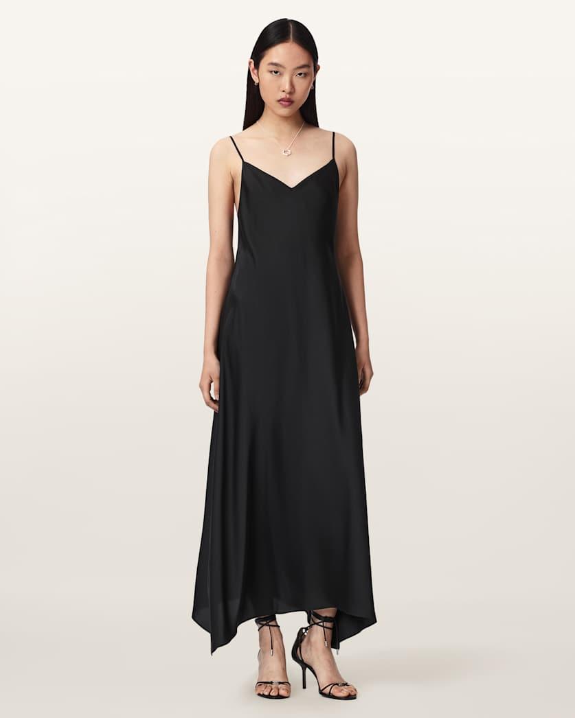 Leona V-Neck Maxi Slip Dress by ALLSAINTS