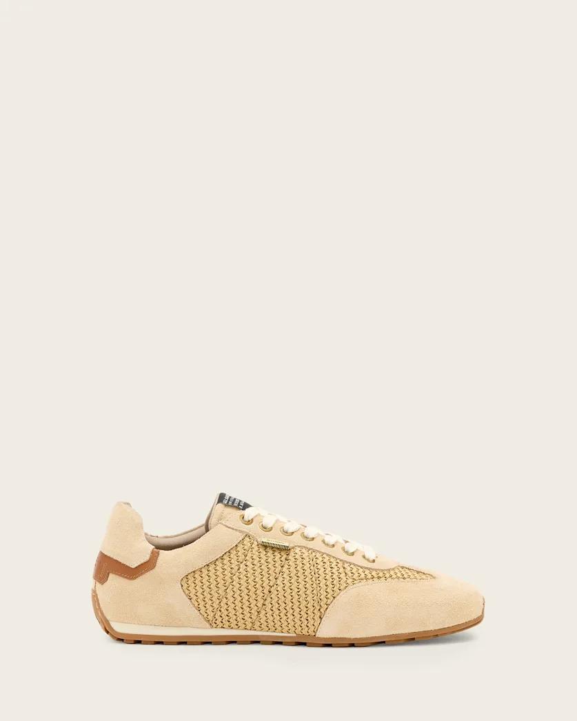 Liam Low Top Raffia Sneakers by ALLSAINTS