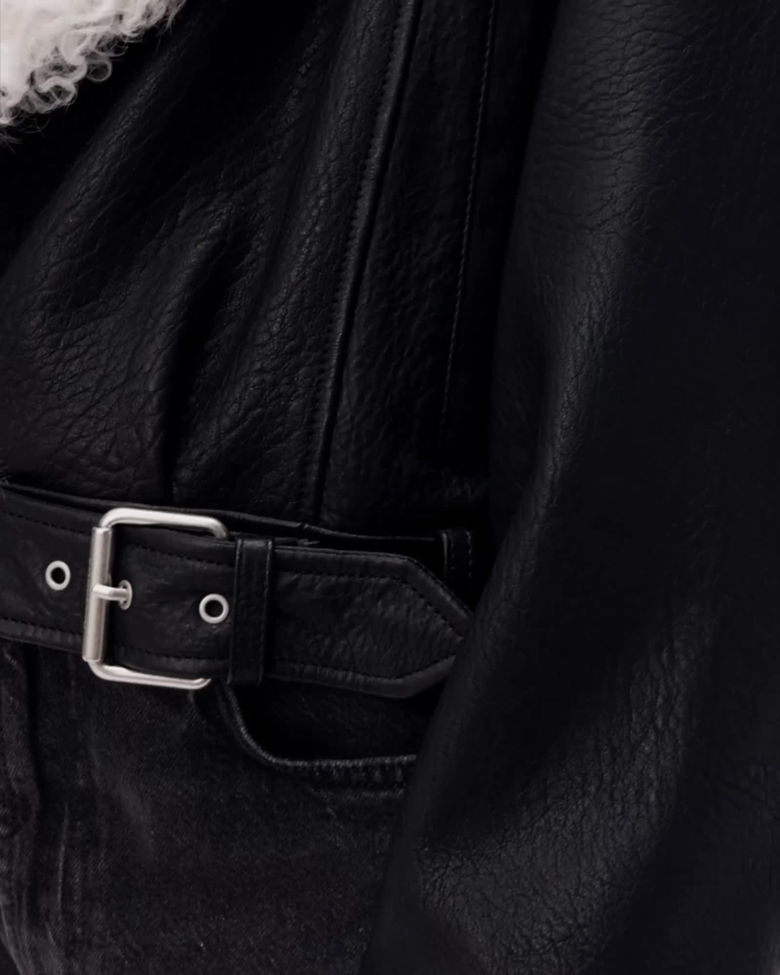 Libra Shearling Jacket by ALLSAINTS