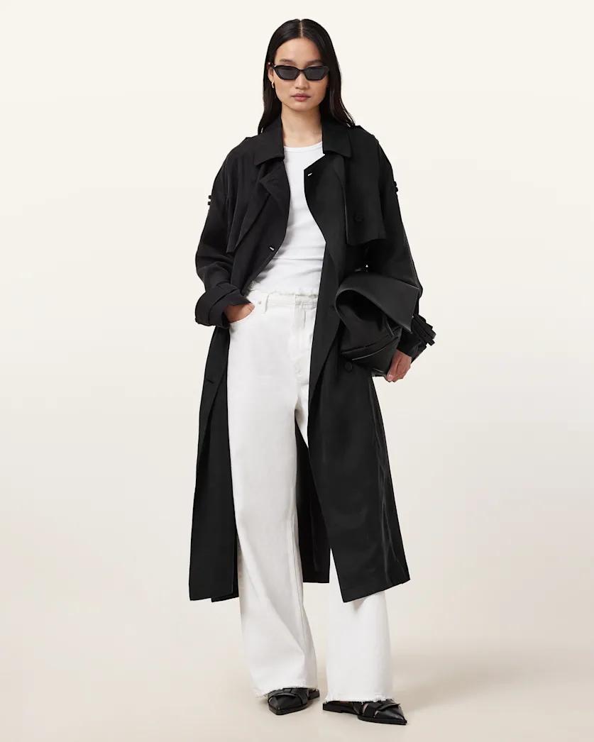 Linnie Lightweight Trench Coat by ALLSAINTS