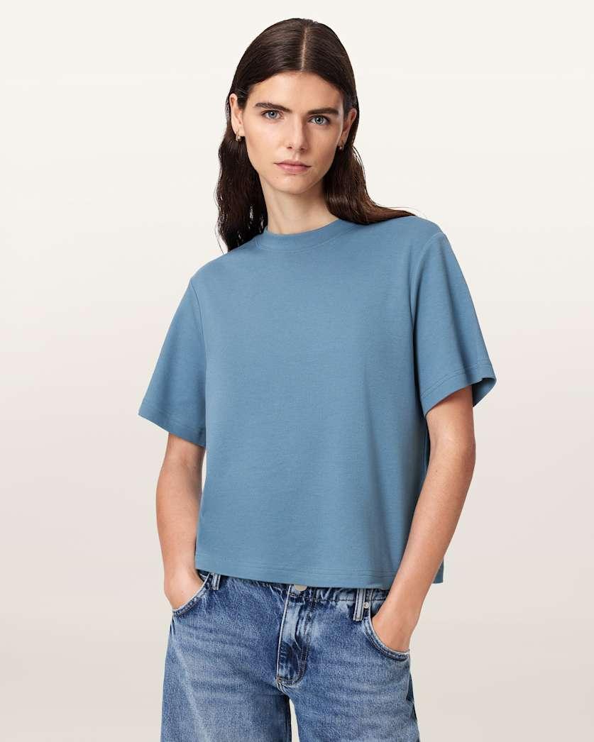 Lisa Boxy Crew Neck T-Shirt by ALLSAINTS