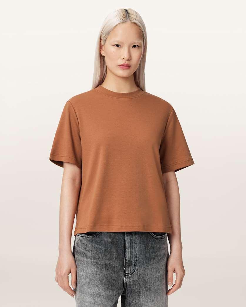 Lisa Boxy Crew Neck T-Shirt by ALLSAINTS