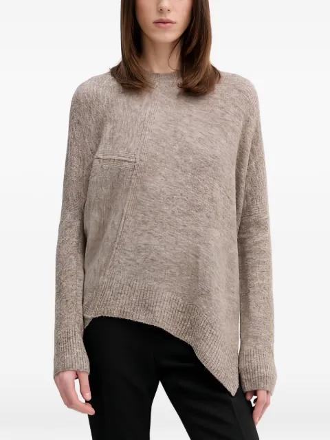 Lock asymmetric-hem sweater by ALLSAINTS