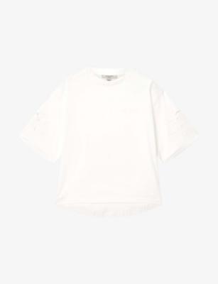 Lola Embroidered Cotton-Jersey T-Shirt by ALLSAINTS