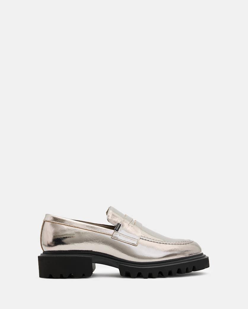 Lola Leather Loafers by ALLSAINTS