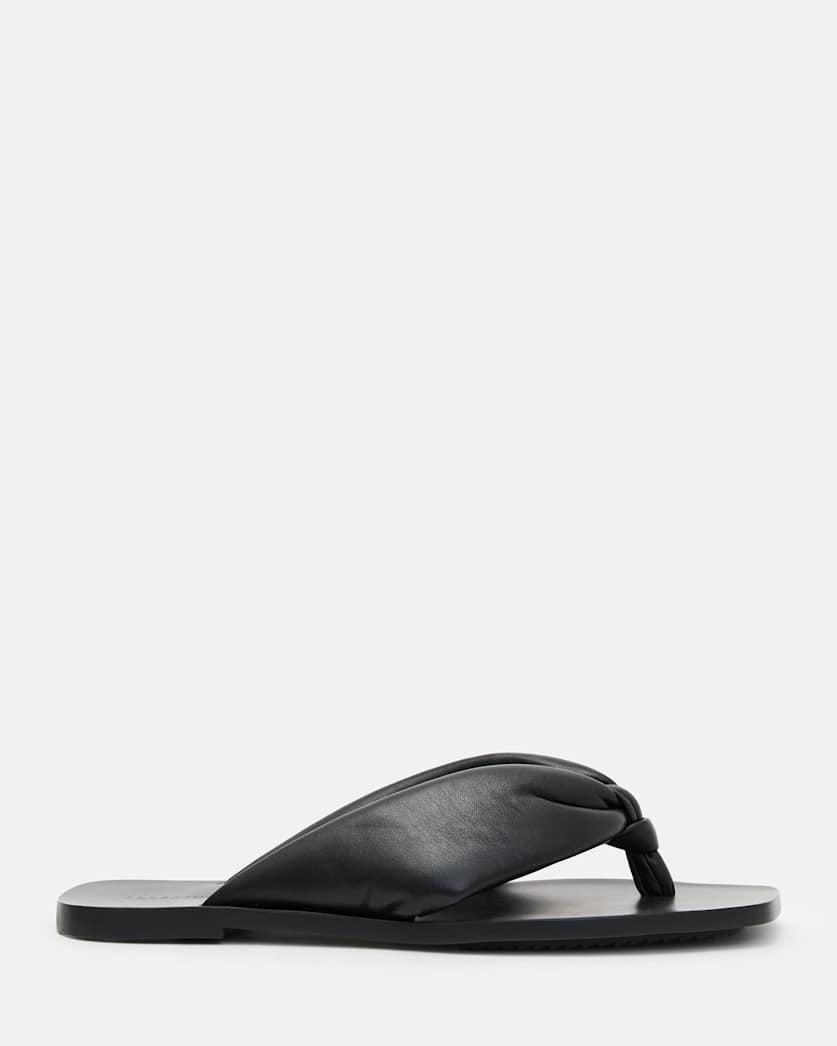 Loop Knotted Leather Sandals by ALLSAINTS