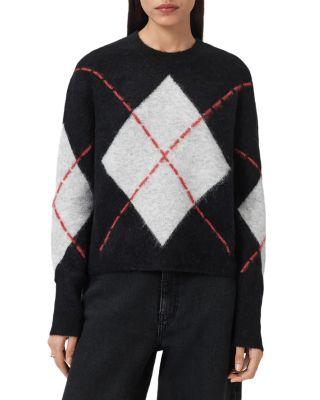 Lou Argyle Sweater by ALLSAINTS