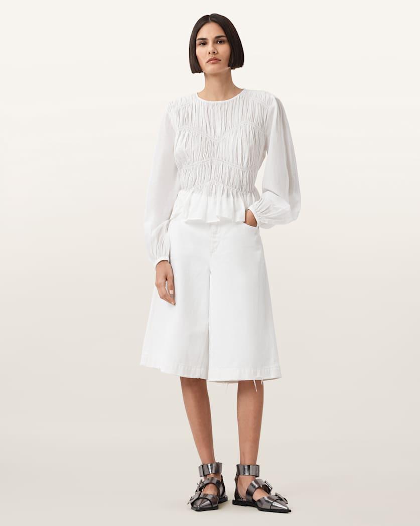 Louie Wide Leg Shorts by ALLSAINTS