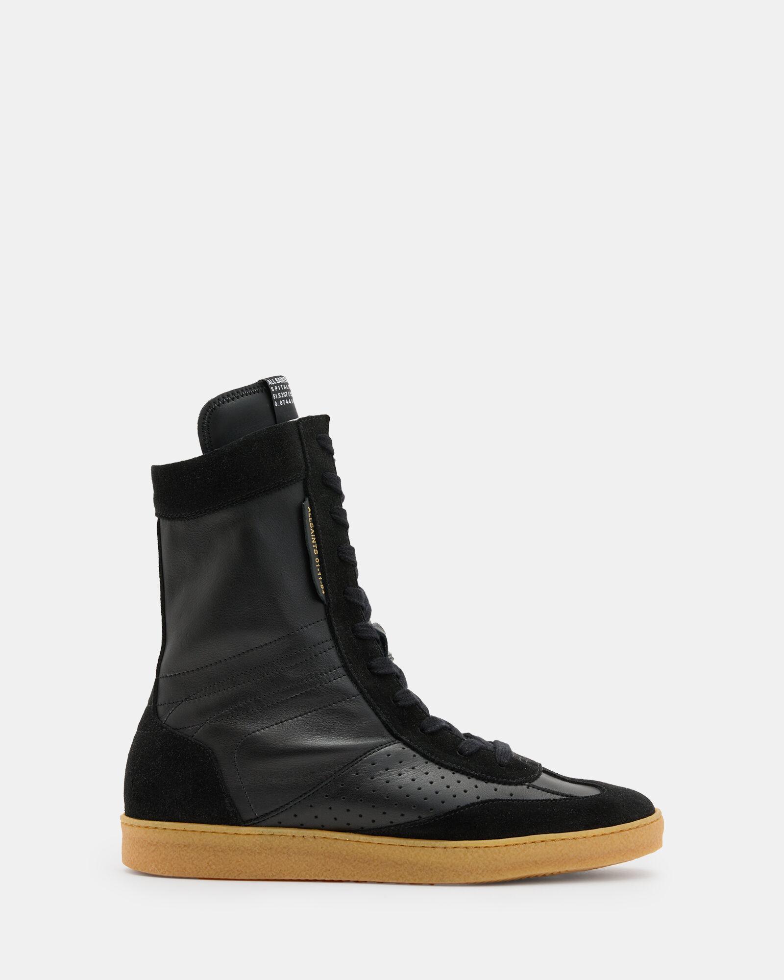 Louise Leather High Top Sneakers by ALLSAINTS