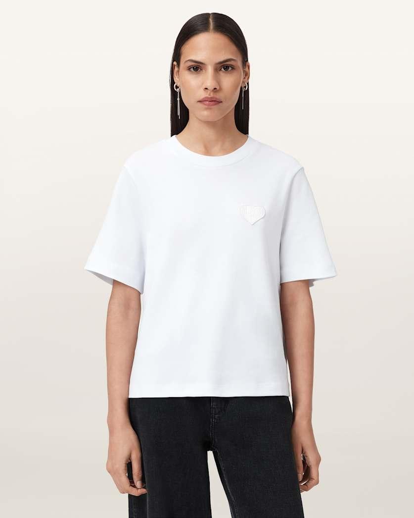 Lover Lisa Embroidered T-Shirt by ALLSAINTS