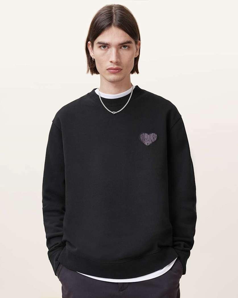 Lover Relaxed Crew Neck Jumper by ALLSAINTS