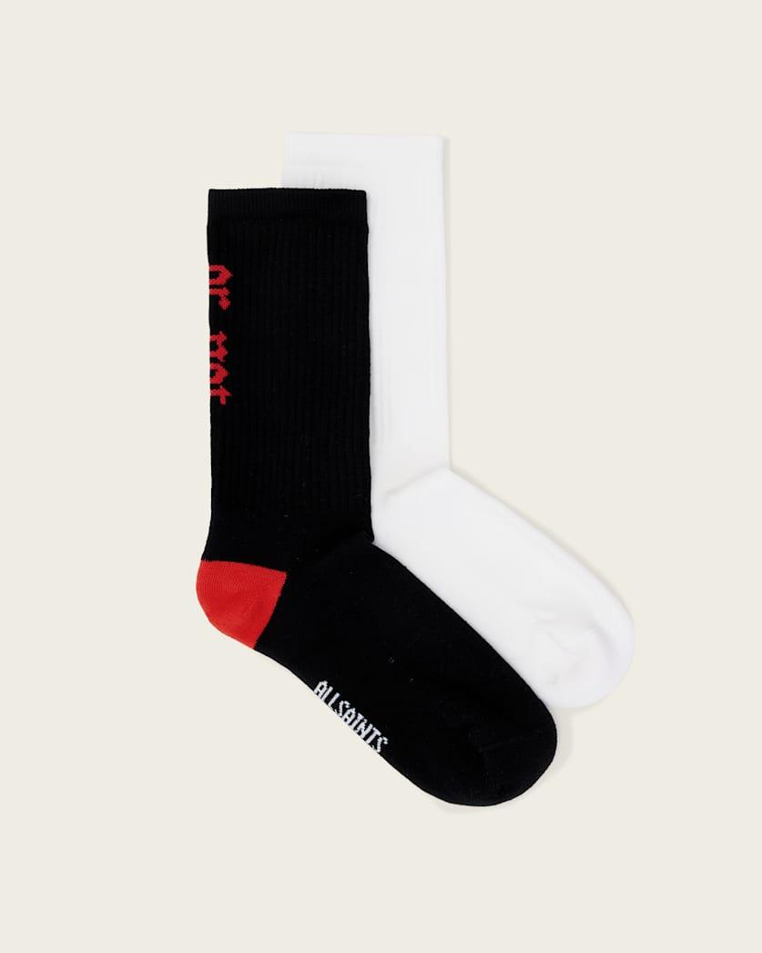 Lucky Or Not 2 Pack Socks by ALLSAINTS